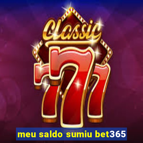 meu saldo sumiu bet365